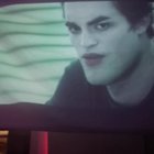 Watching Twilight on a poorly hung projector screen