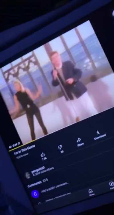 I’m getting rickrolled by f**ckin’ YouTube ads now and I love it
