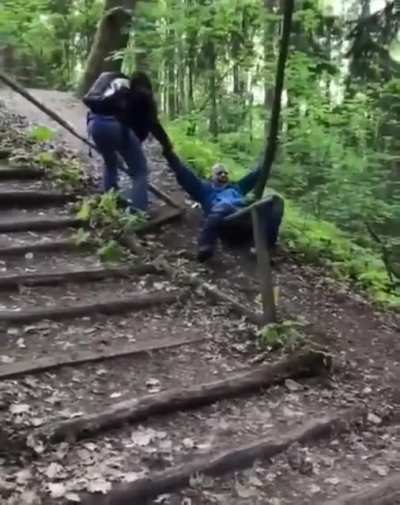 To help each other up