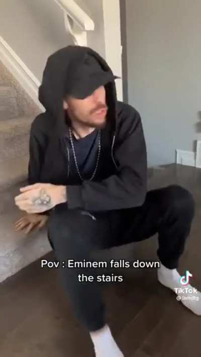 My new head canon: this is how Eminem talks 100% of the time.