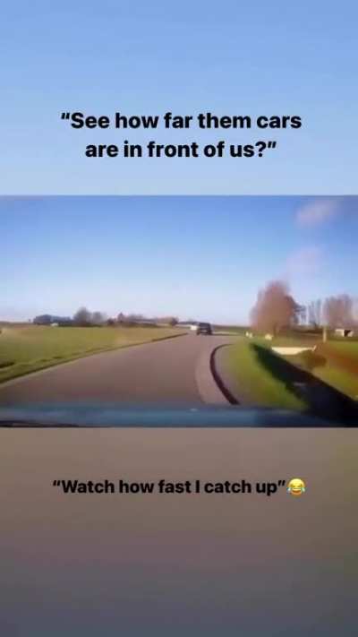 high performance car + low performance driver