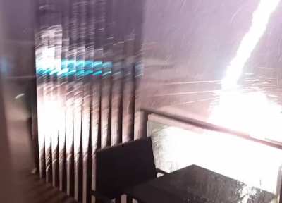 ? Nearby lightning