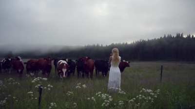"Kulning" is a domestic Scandinavian music form, often used to call livestock. The song form is often used by women, but there are recordings of these calls sung by men