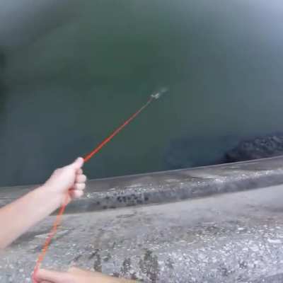 When Hawkeye tries fishing ?