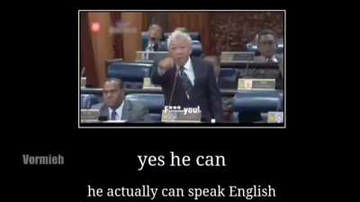 speak english