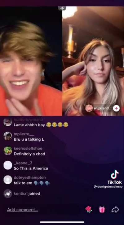 I don’t know who these people are but my stomach was in knots for the second hand embarrassment I had for this unaware chin rubber.