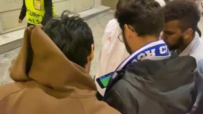 Real Madrid fans leave early, the team makes a miraculous comeback & they're not allowed back in for extra time.