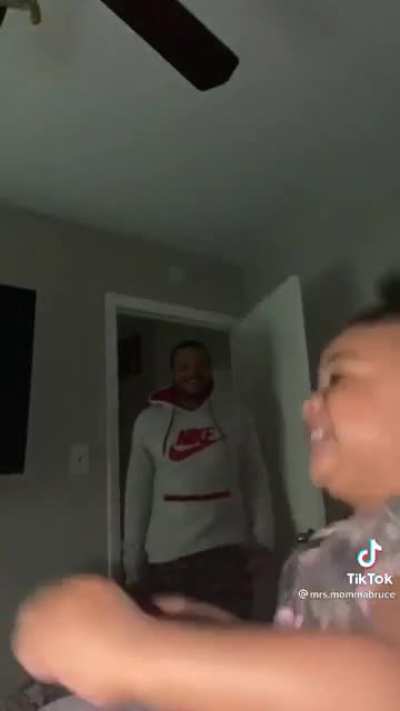 I miss my parents. Lost them 11 years ago. So, I live videos of kids and their parents just being happy. Warms my heart.