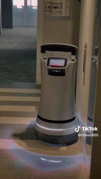 Not impressed with new robot at work.