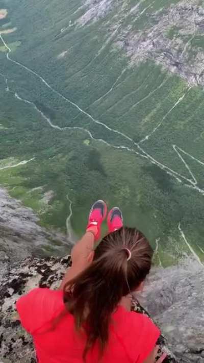 ? Bispen is a Norwegian mountain peak in the Scandinavian mountain range