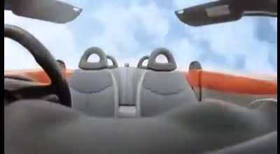Ilon Mask's first (unsuccesful) attempt to launch his car to the space. Circa 2018, colorized