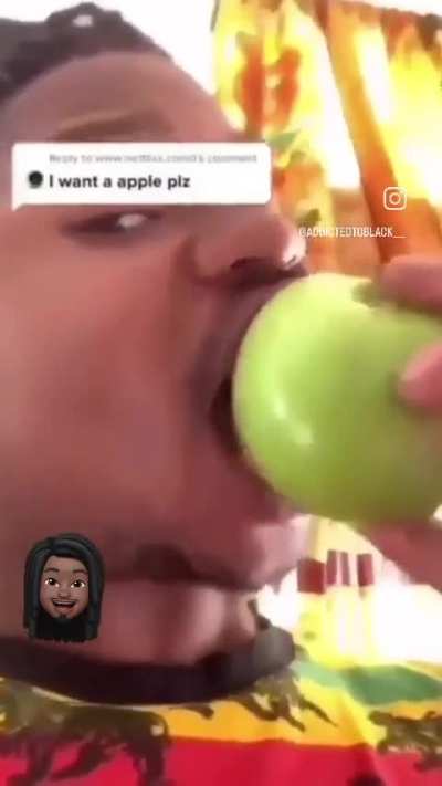 That's a juicy looking apple ?