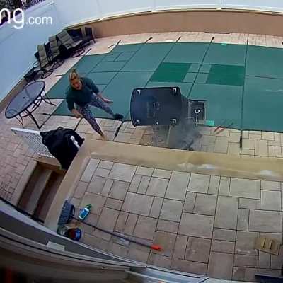 Lets put our grill right next to a drop off, WCGW?