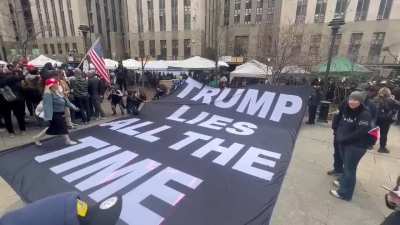 To steal a banner