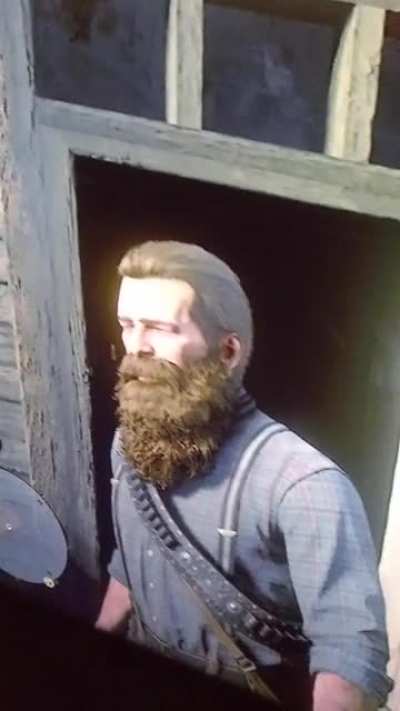 Beard dudes leaving the gas station