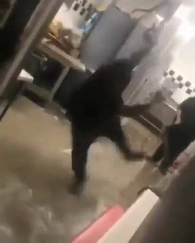 Cleaning gone wrong.