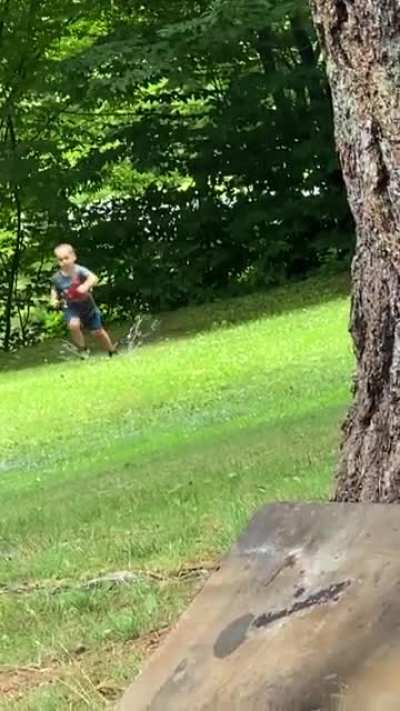 the way the stick flies into the air got me?