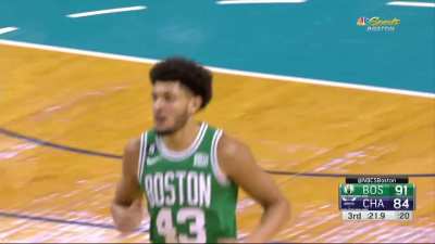 [Highlight] Back to back monster blocks from Terry Rozier III and Justin Jackson ignite the Charlotte Hornets crowd