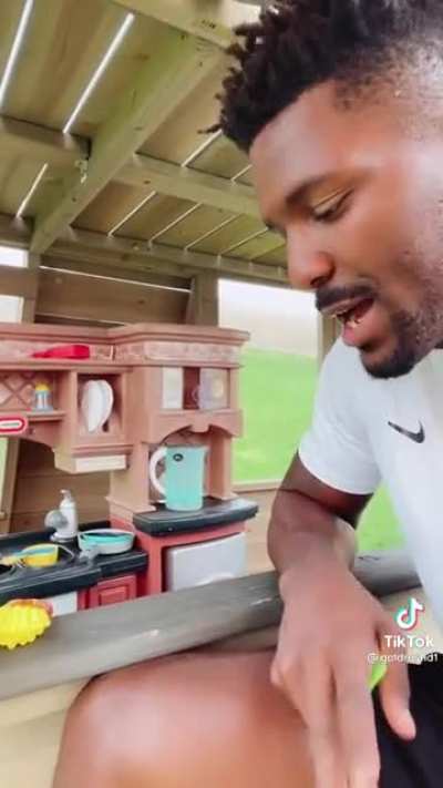 Dad goes to the Baby Bar