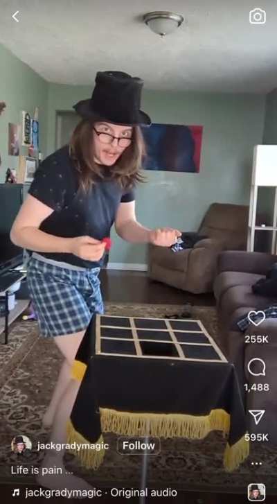 “I have two red balls, and nothing in my a$$.”