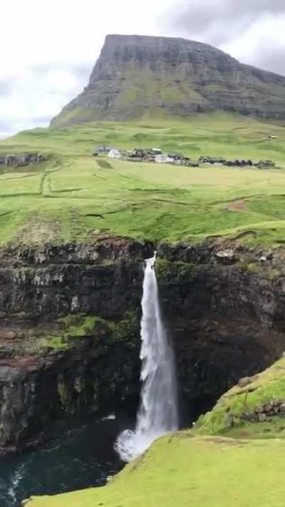 ? Múlafossur Waterfall, Faroe Islands