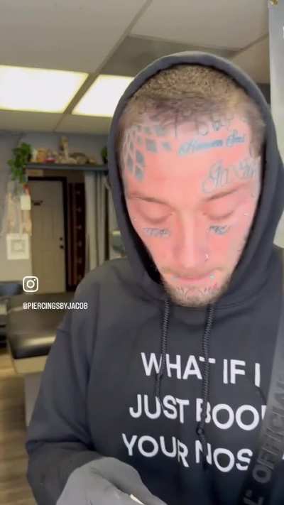 Nice piercing guy