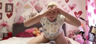 My daughter found this on Youtube Kids. It was titled "ddlg abdl singing play with fire".