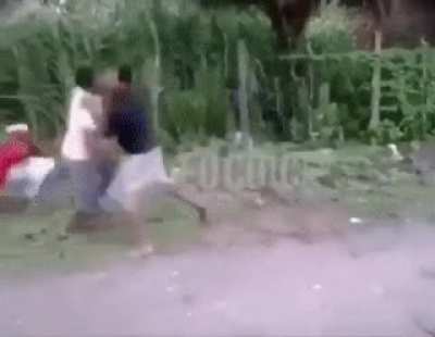 To help in a fight.