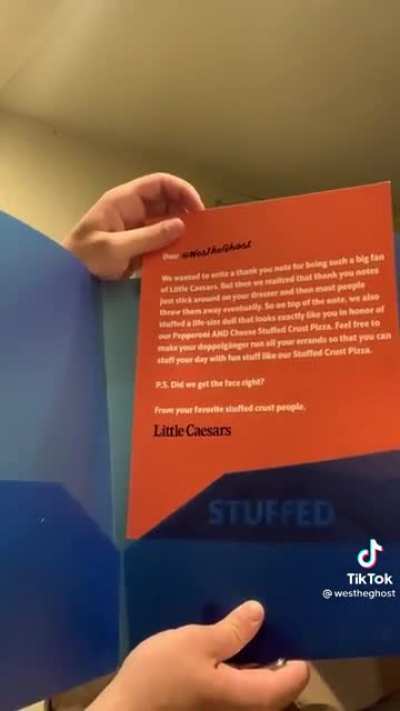 Little Caesar's Pizza social media game is on point? "What's in the box?!?!?"