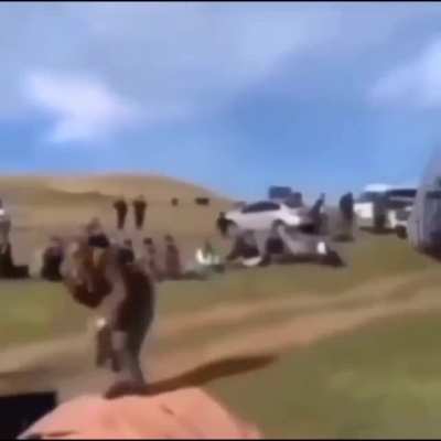 He fell down the hill