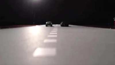 Thrilling stop-motion car pursuit