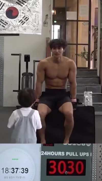 Oh Yohan did 11,707 pull-ups in a day ?