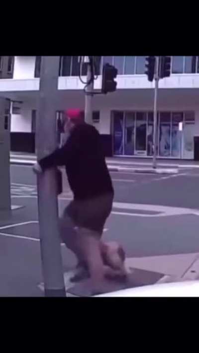Hey, why don't you watch where you're... BAM!
