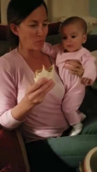 To eat the burrito
