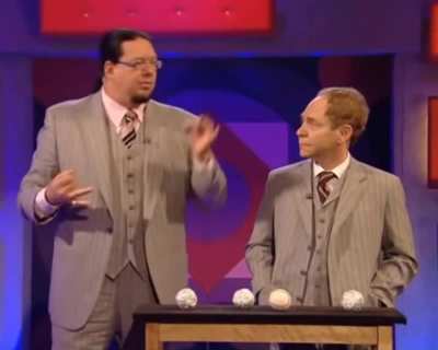 Pen &amp; Teller Cups and Balls