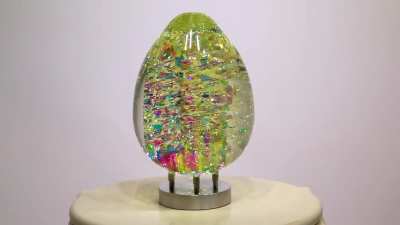 Fantastik Viviovo D'oro - Dichroic Glass Sculpture by Jack Storms.