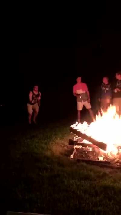 Jumping over a fire…