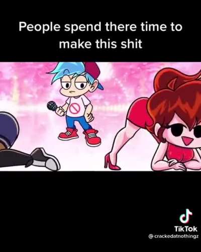 these weird ass Kids Youtubers making this weird ass FNF animationd