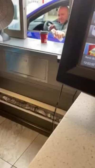 idiocy in the drive-thru