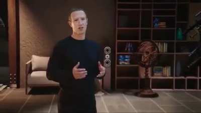 Every time the word "experiences" is pronounced on the Meta video presentation.