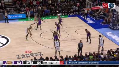 [Highlight] Rudy Gobert goes deep in his "bag" for 2