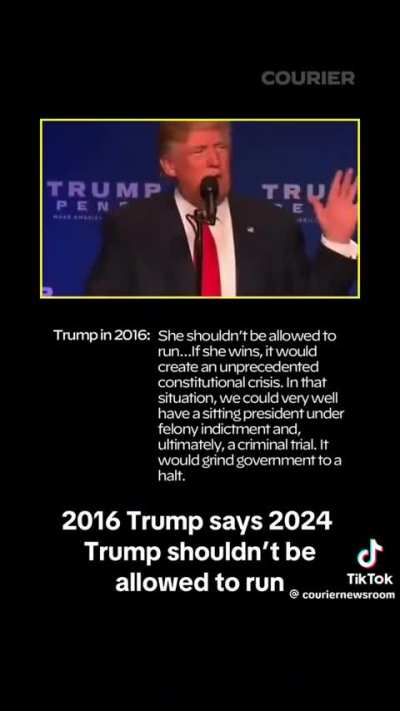 Said it himself
