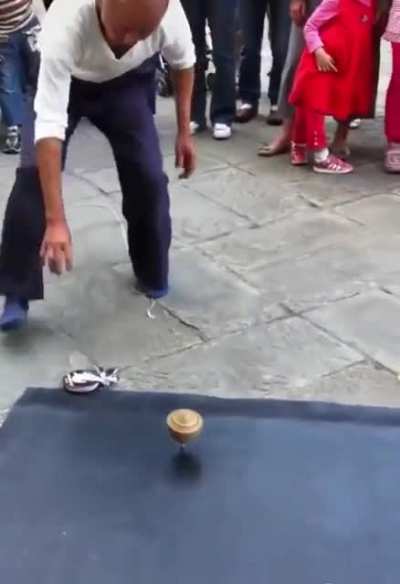 The Spinning Top Master Is At Work