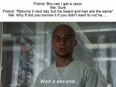 You weren't supposed to do that
