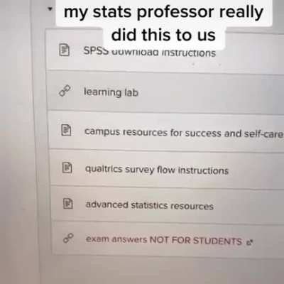 Well that's why he's the professor