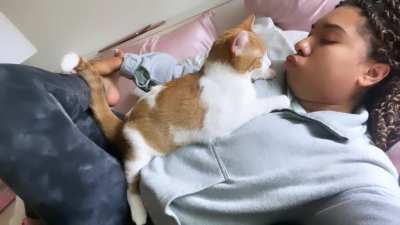 The moment I realized my cat was in love with me ? (OC)