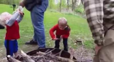 Years later in an apocalyptic world, 1 man will say he can lit a fire but fail . " I swear it worked before "