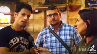 to interview israeli citizens about palestinian people...