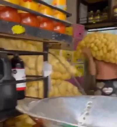To lift weight