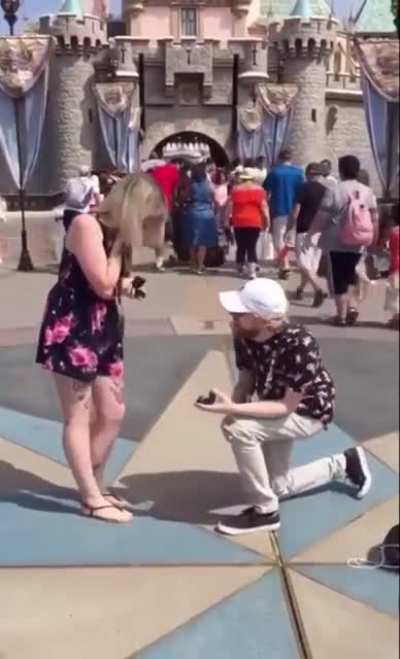 a happy marriage proposal accident